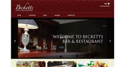 Desktop Screenshot of beckettsbar.ie